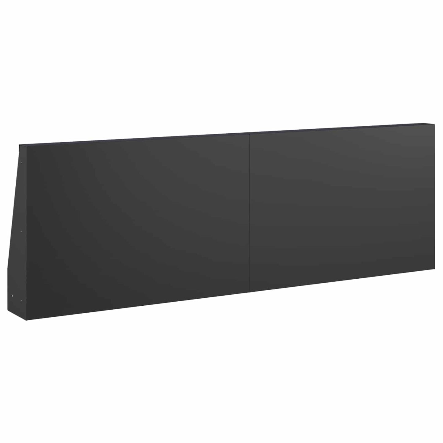 Retaining Wall 4 pcs 60 x 12 x 30 cm Steel Black