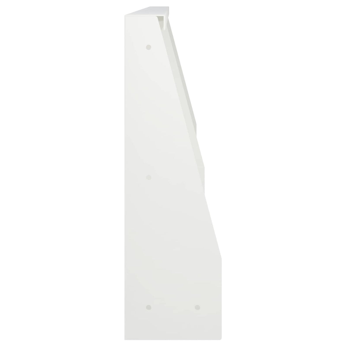Retaining Wall 4 pcs 60 x 12 x 40 cm Steel White