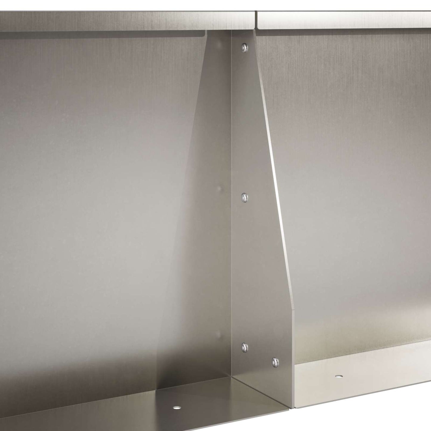 Retaining Wall 4 pcs 60 x 12 x 50 cm Stainless Steel Silver