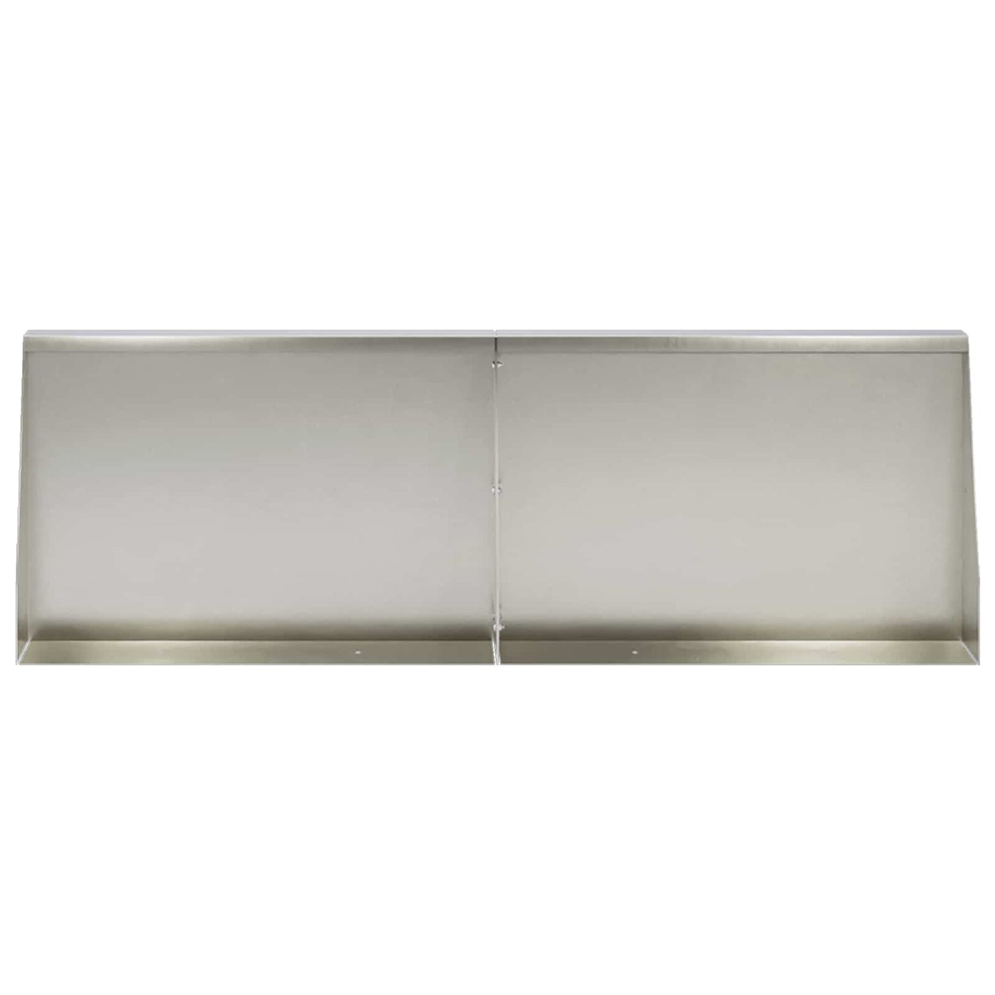 Retaining Wall 4 pcs 60 x 12 x 50 cm Stainless Steel Silver