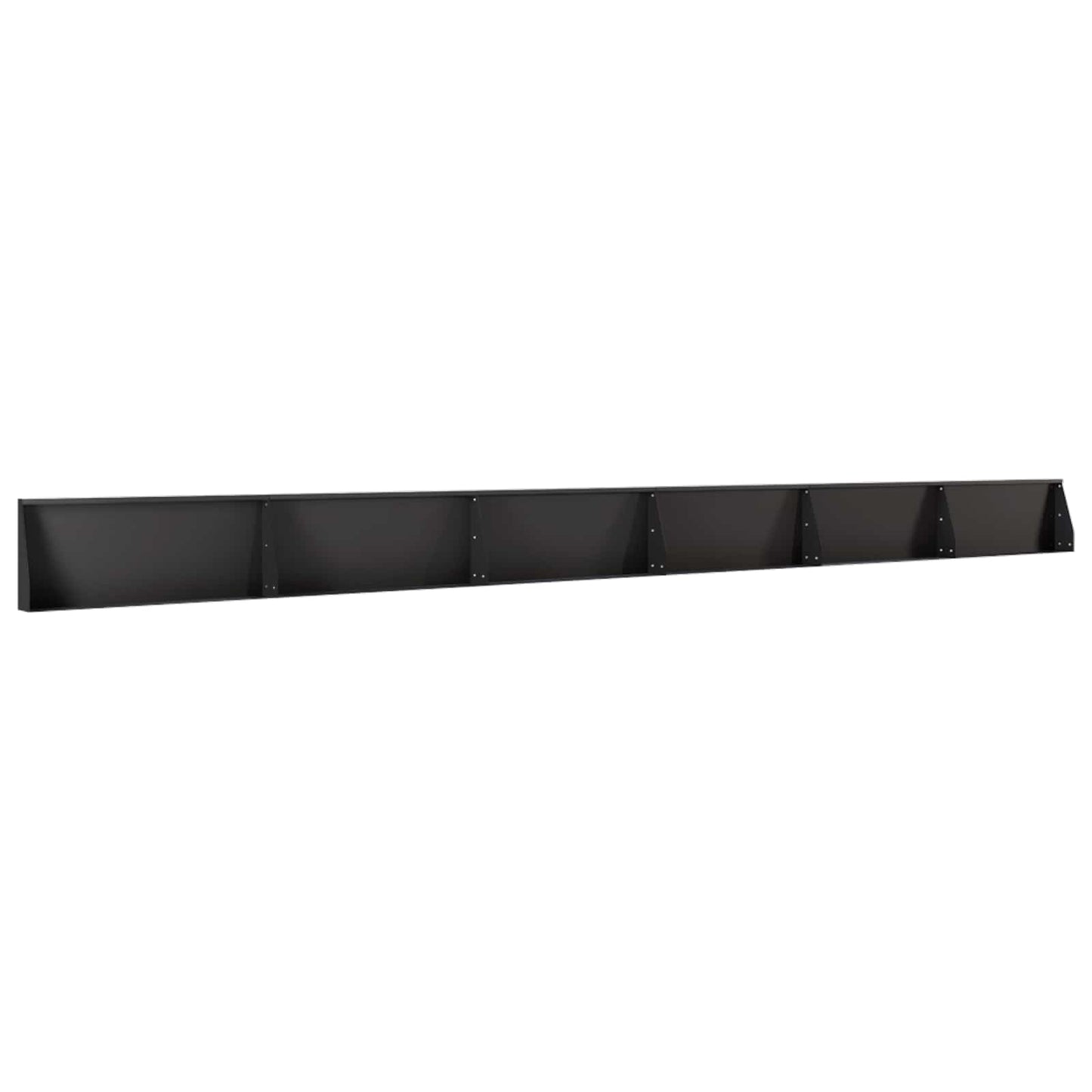Retaining Wall 6 pcs 100 x 12 x 30 cm Steel Black