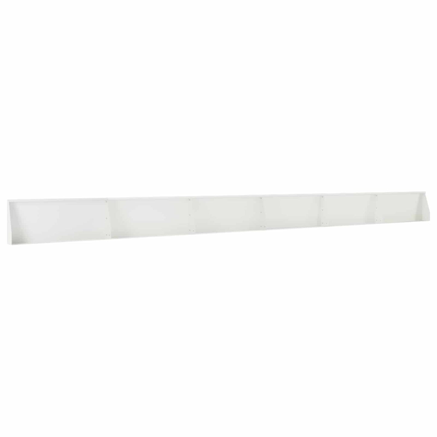 Retaining Wall 6 pcs 100 x 12 x 30 cm Steel White