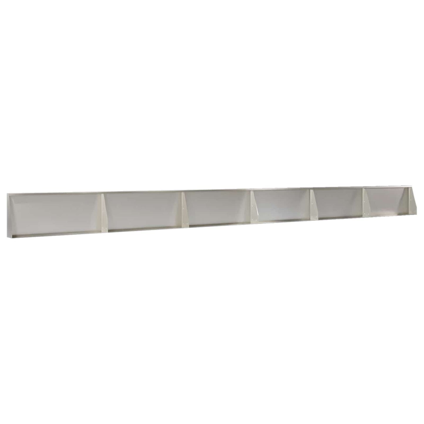 Retaining Wall 6 pcs 100 x 12 x 30 cm Stainless Steel Silver