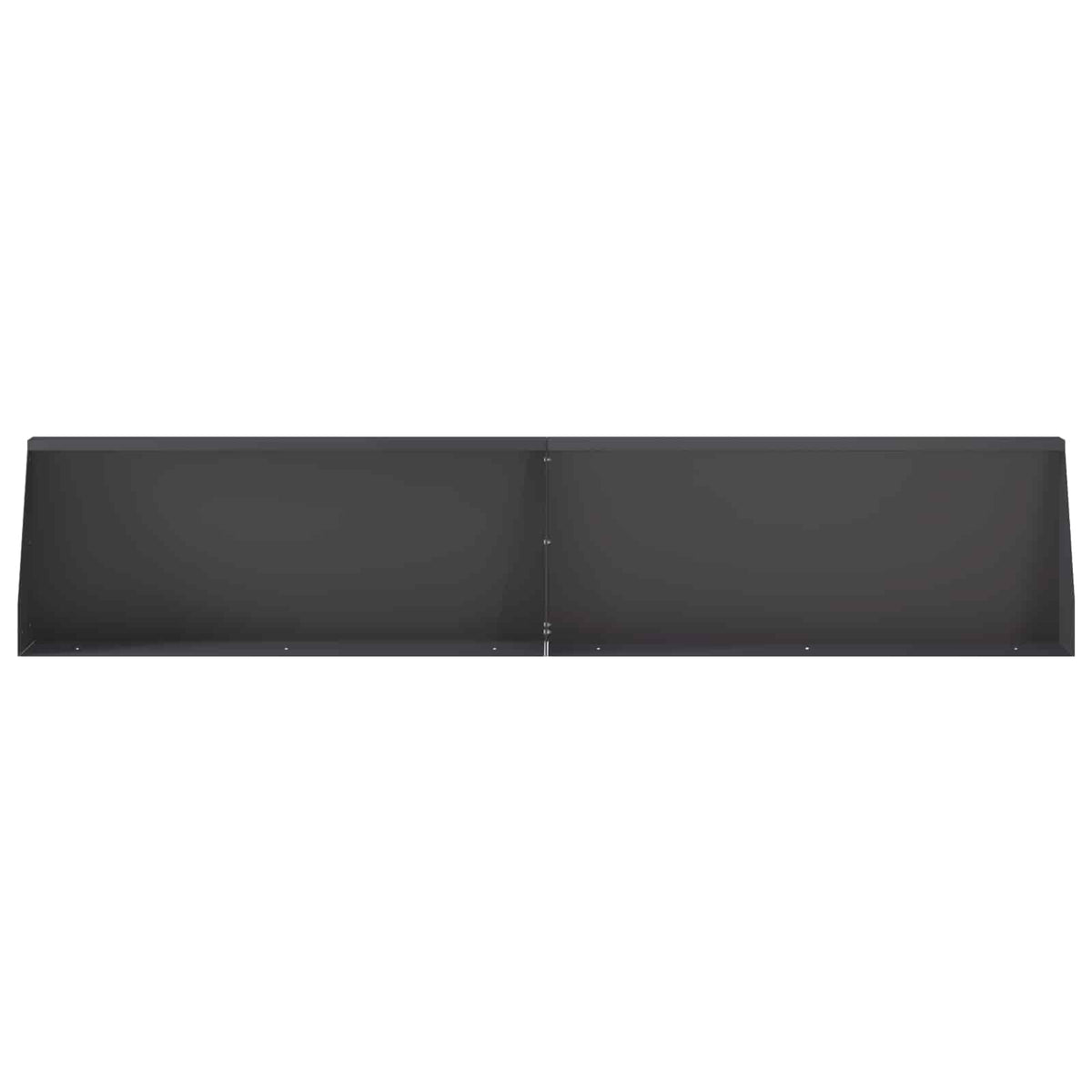 Retaining Wall 6 pcs 100 x 12 x 40 cm Steel Black