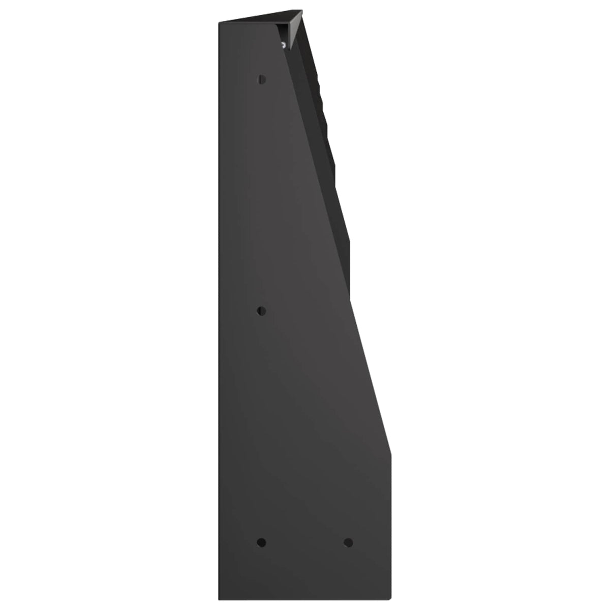 Retaining Wall 6 pcs 100 x 12 x 40 cm Steel Black