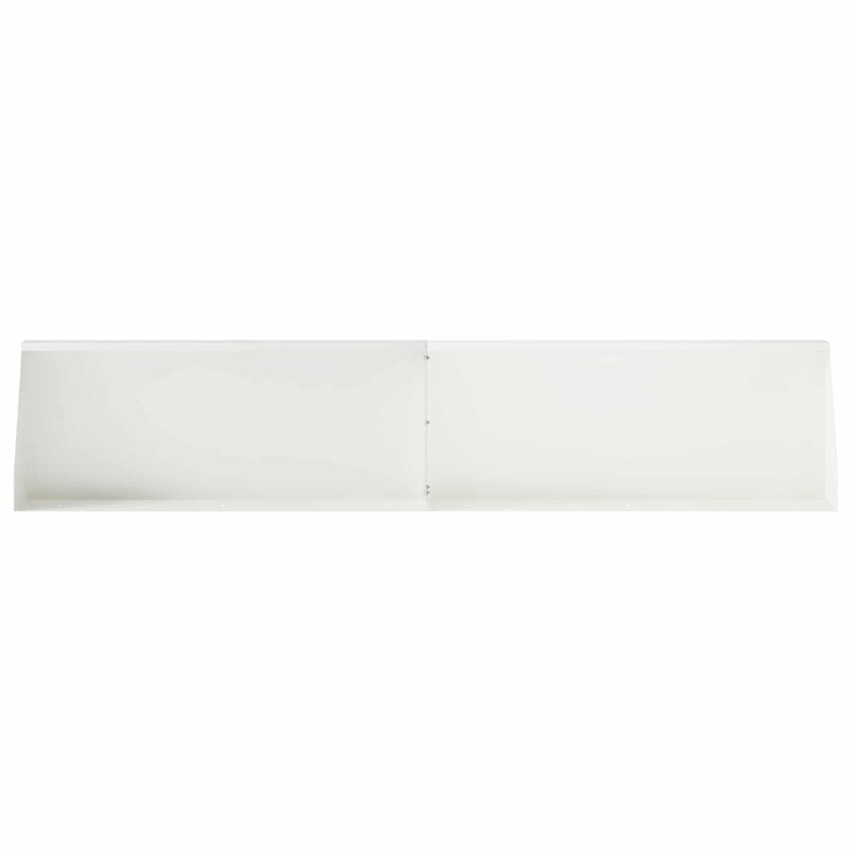 Retaining Wall 6 pcs 100 x 12 x 40 cm Steel White