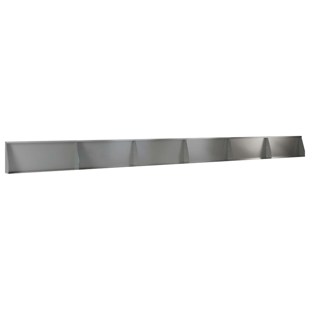 Retaining Wall 6 pcs 100 x 12 x 40 cm Galvanised Steel Silver