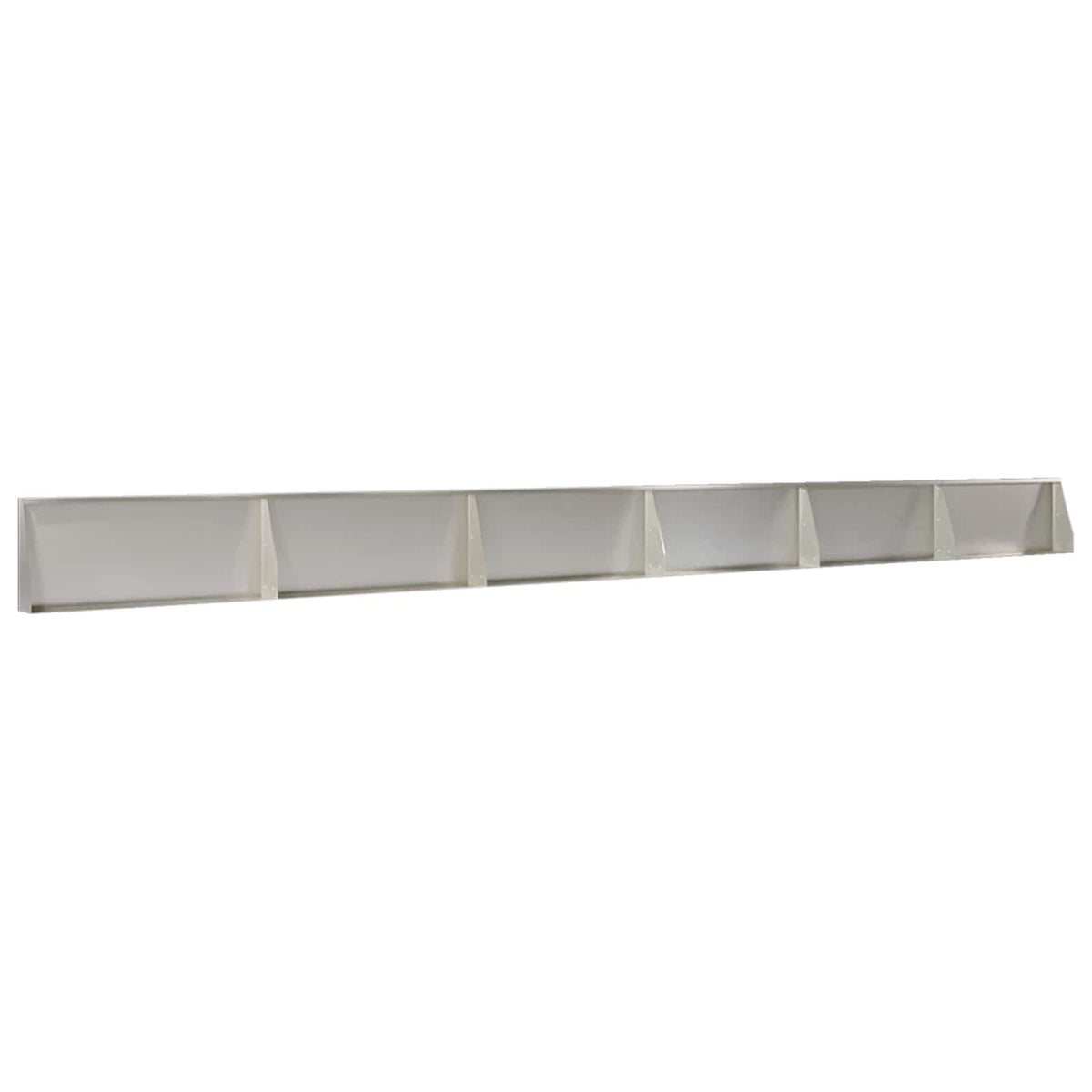 Retaining Wall 6 pcs 100 x 12 x 50 cm Stainless Steel Silver