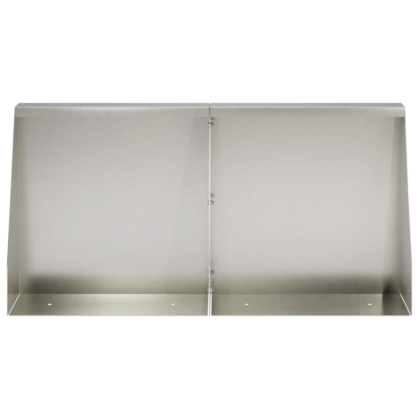 Retaining Wall 6 pcs 40 x 12 x 30 cm Stainless Steel Silver