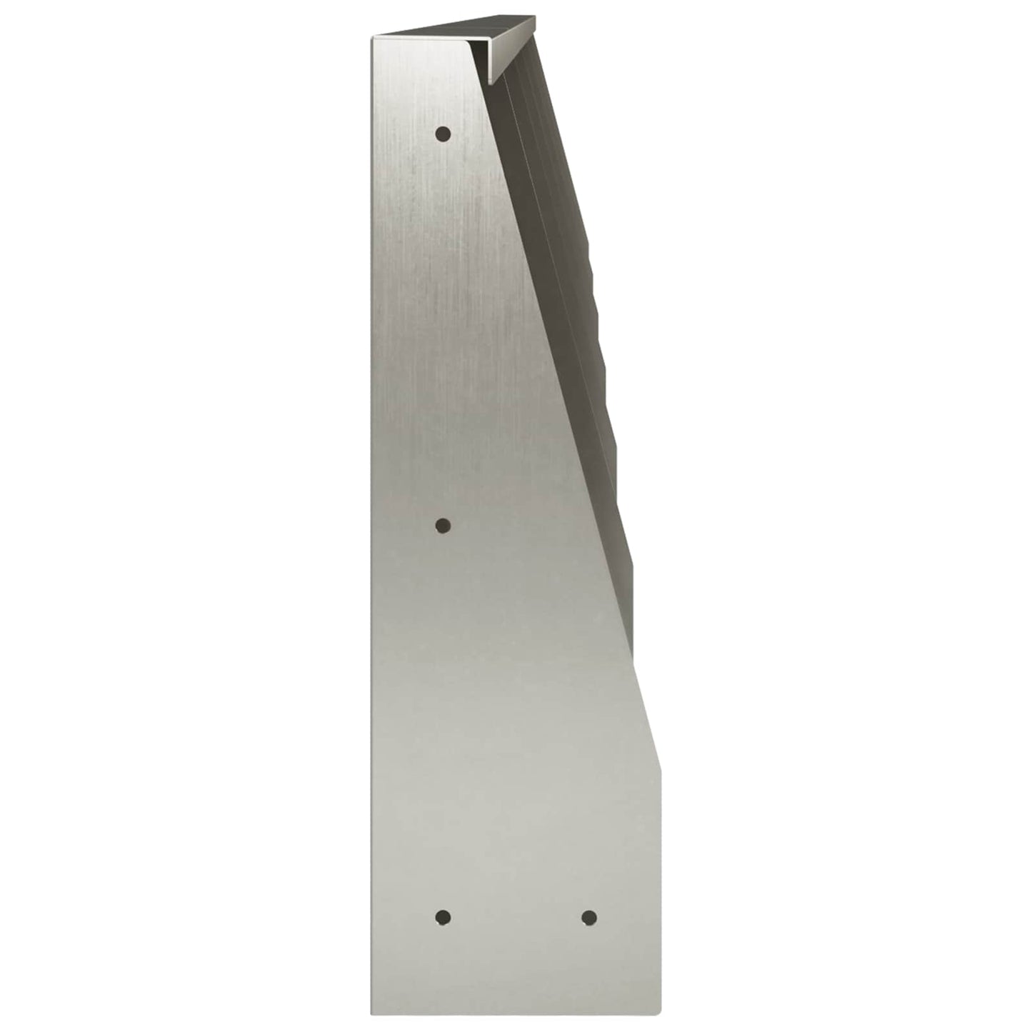 Retaining Wall 6 pcs 40 x 12 x 30 cm Stainless Steel Silver