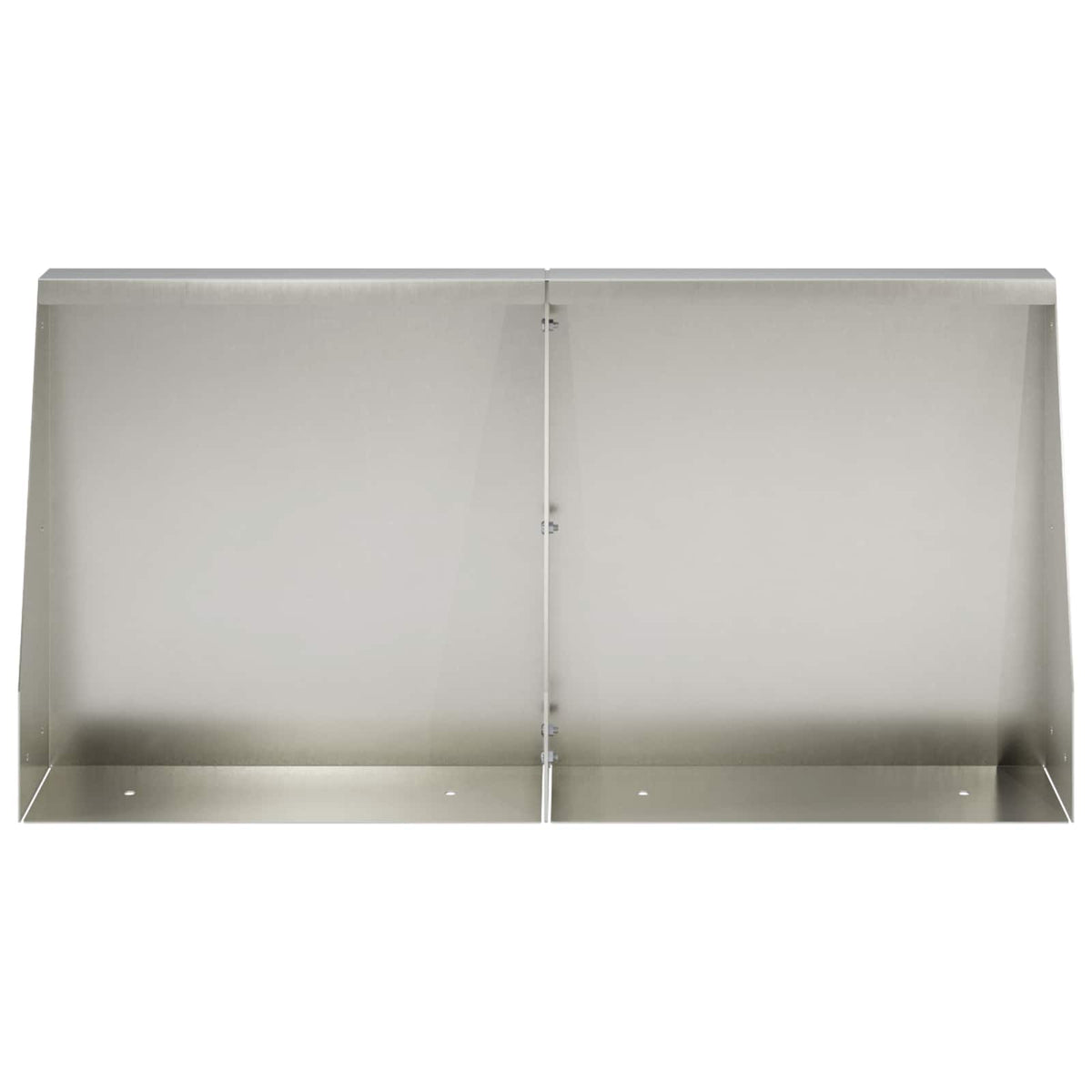 Retaining Wall 6 pcs 40 x 12 x 40 cm Stainless Steel Silver