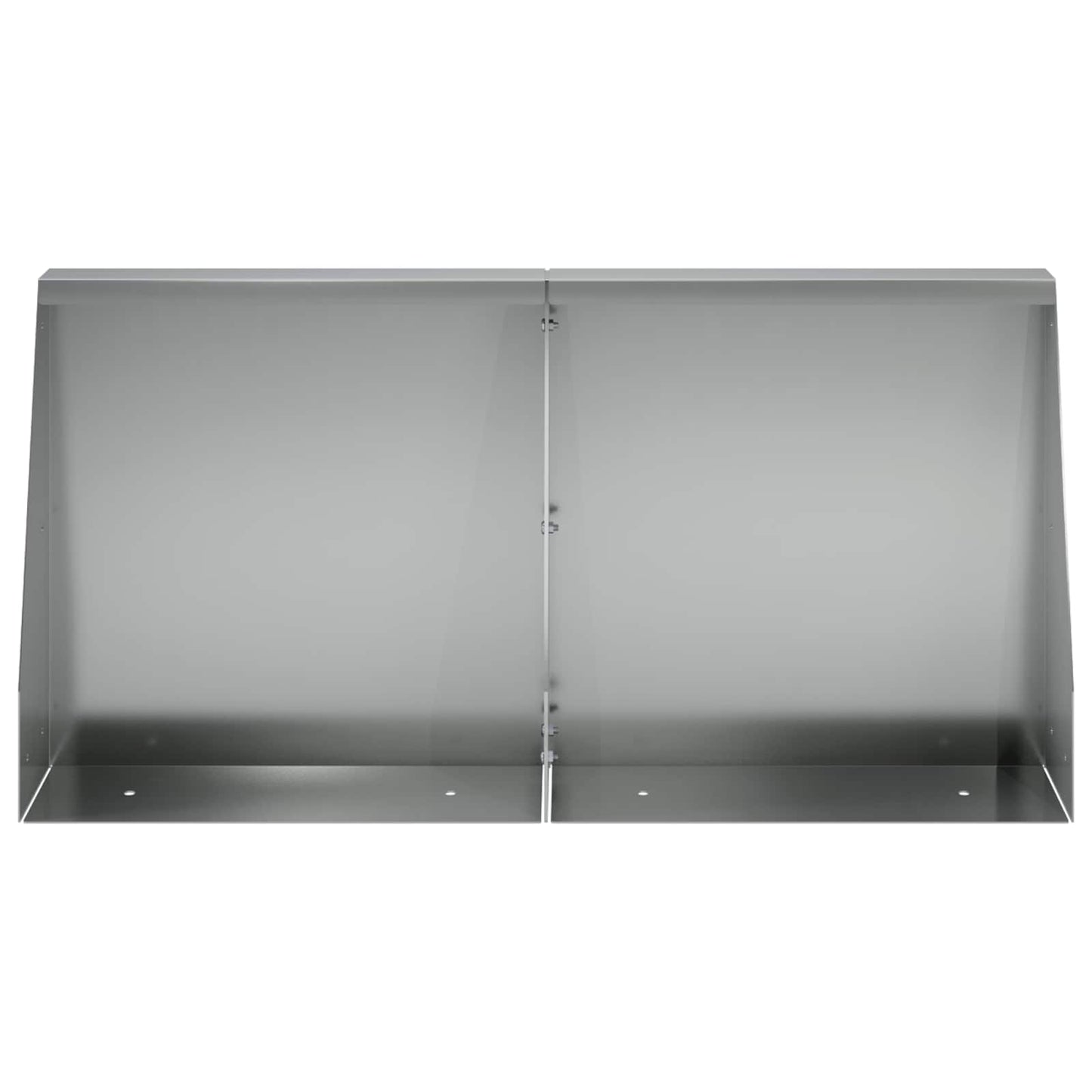 Retaining Wall 6 pcs 40 x 12 x 40 cm Galvanised Steel Silver