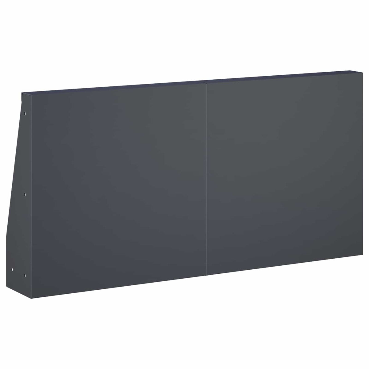 Retaining Wall 6 pcs 40 x 12 x 50 cm Steel Anthracite