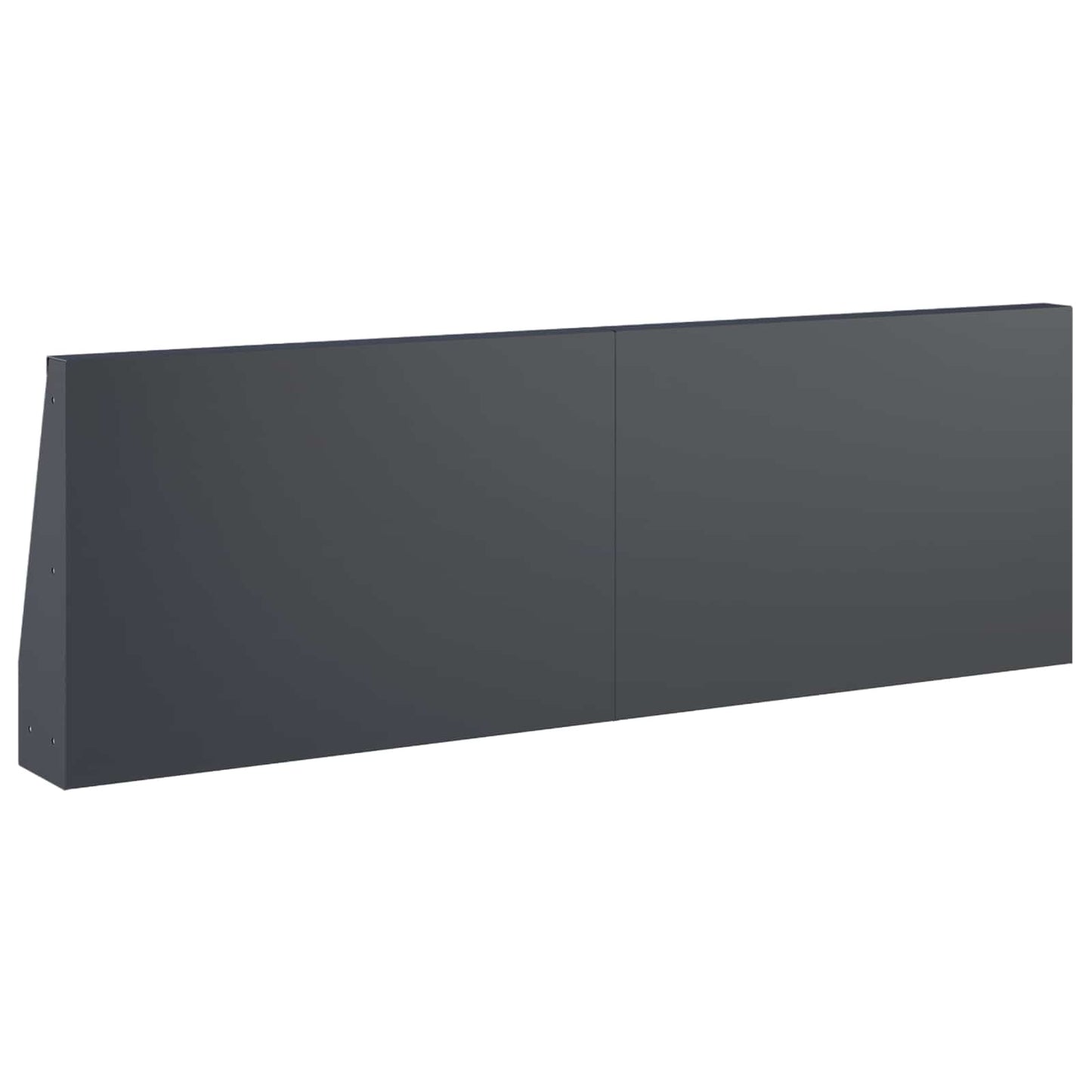 Retaining Wall 6 pcs 60 x 12 x 30 cm Steel Anthracite