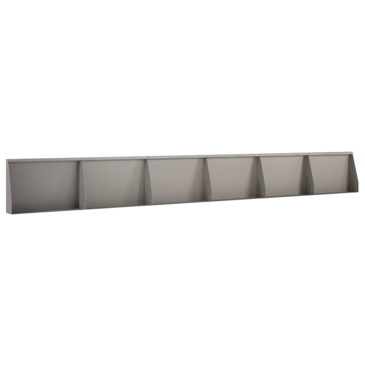 Retaining Wall 6 pcs 60 x 12 x 30 cm Weathering Steel Rusty