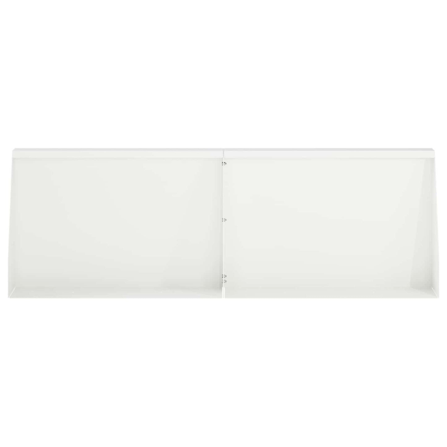 Retaining Wall 6 pcs 60 x 12 x 40 cm Steel White