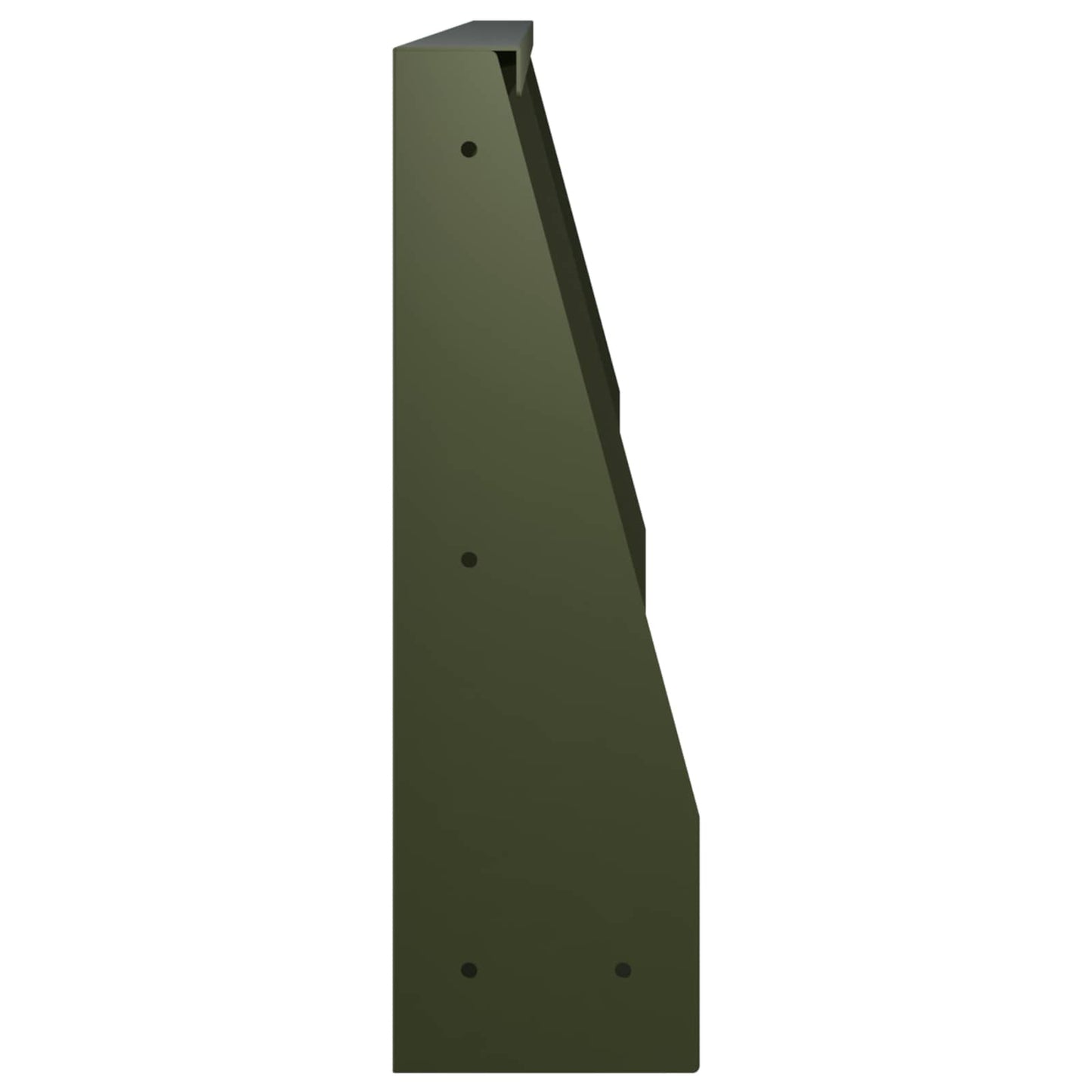 Retaining Wall 6 pcs 60 x 12 x 40 cm Steel Olive Green