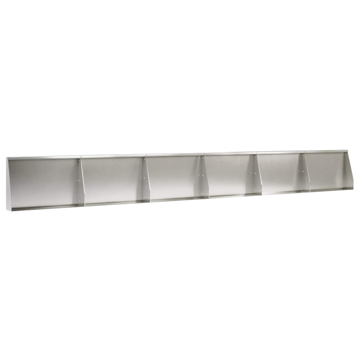 Retaining Wall 6 pcs 60 x 12 x 40 cm Stainless Steel Silver