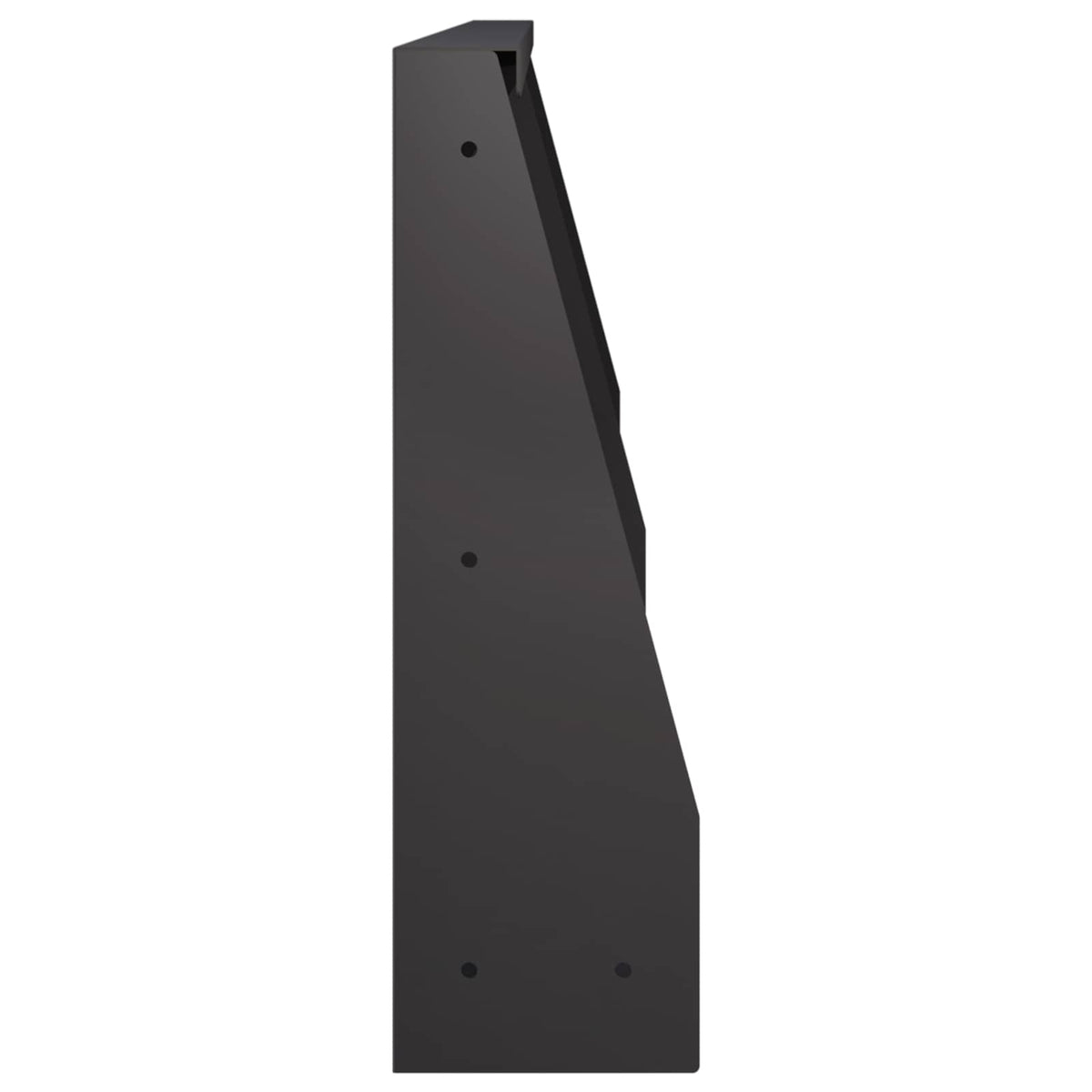 Retaining Wall 6 pcs 60 x 12 x 50 cm Steel Black