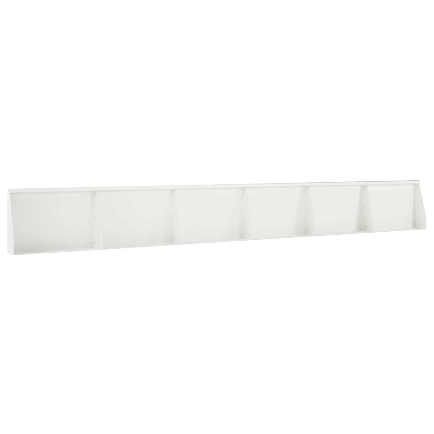 Retaining Wall 6 pcs 60 x 12 x 50 cm Steel White