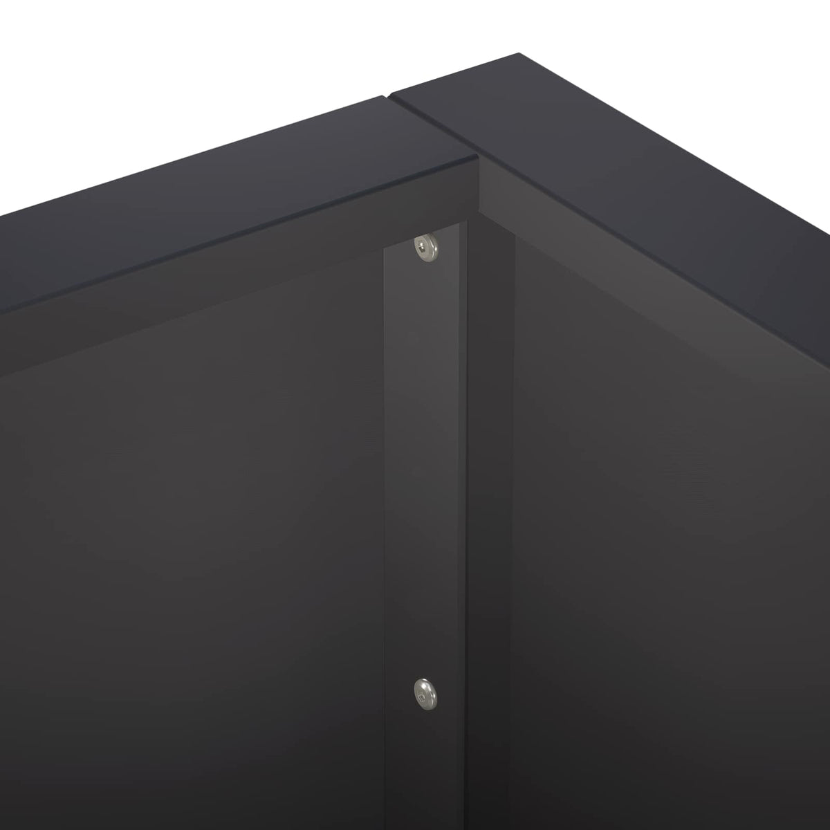 Retaining Wall 4 pcs 100 x 100 x 30 cm Steel Black