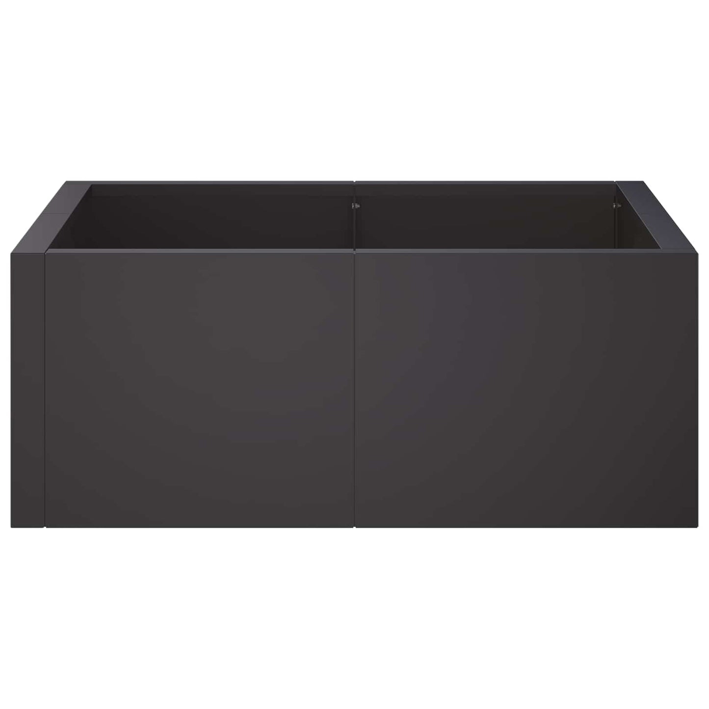 Retaining Wall 4 pcs 100 x 100 x 40 cm Steel Black