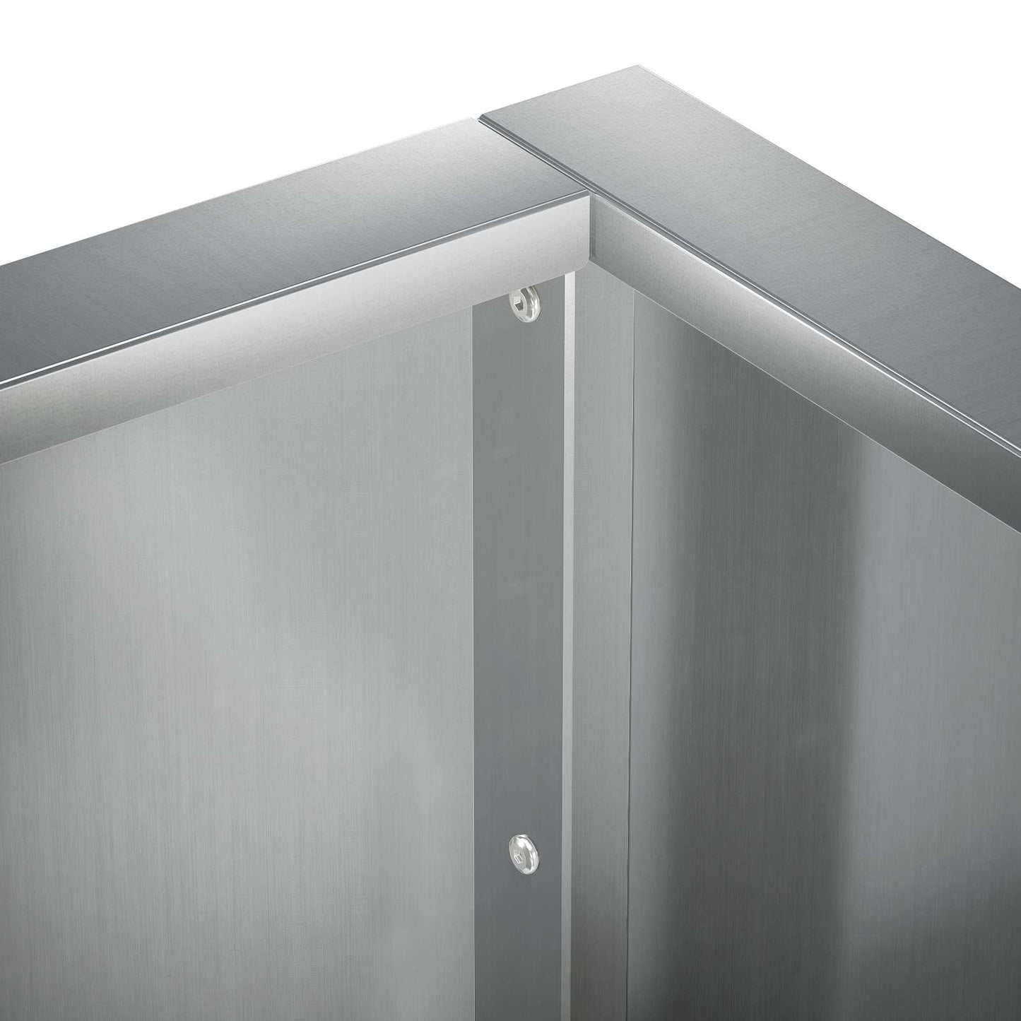 Retaining Wall 4 pcs 100 x 100 x 40 cm Galvanised Steel Silver