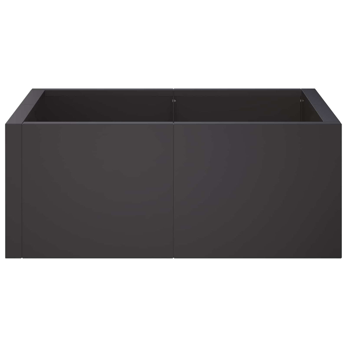 Retaining Wall 4 pcs 100 x 100 x 50 cm Steel Black