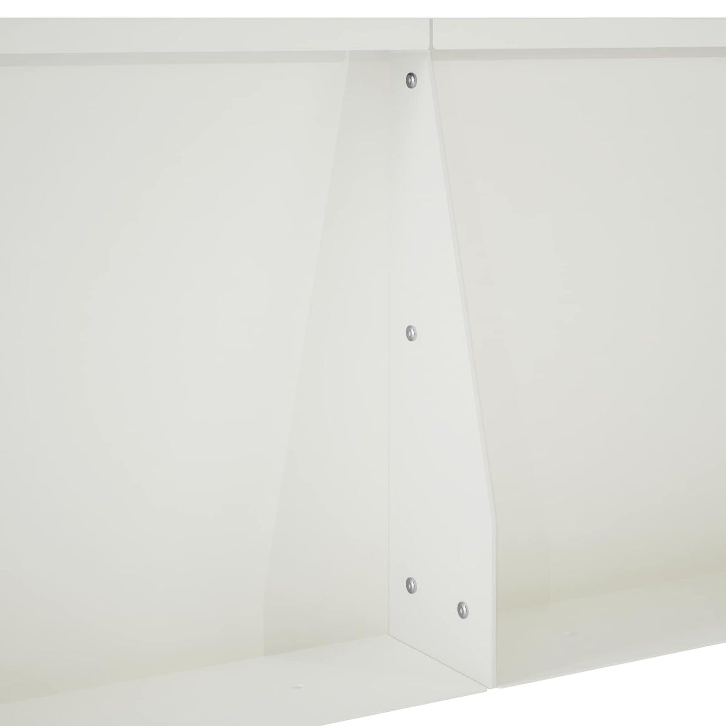 Retaining Wall 4 pcs 100 x 100 x 50 cm Steel White