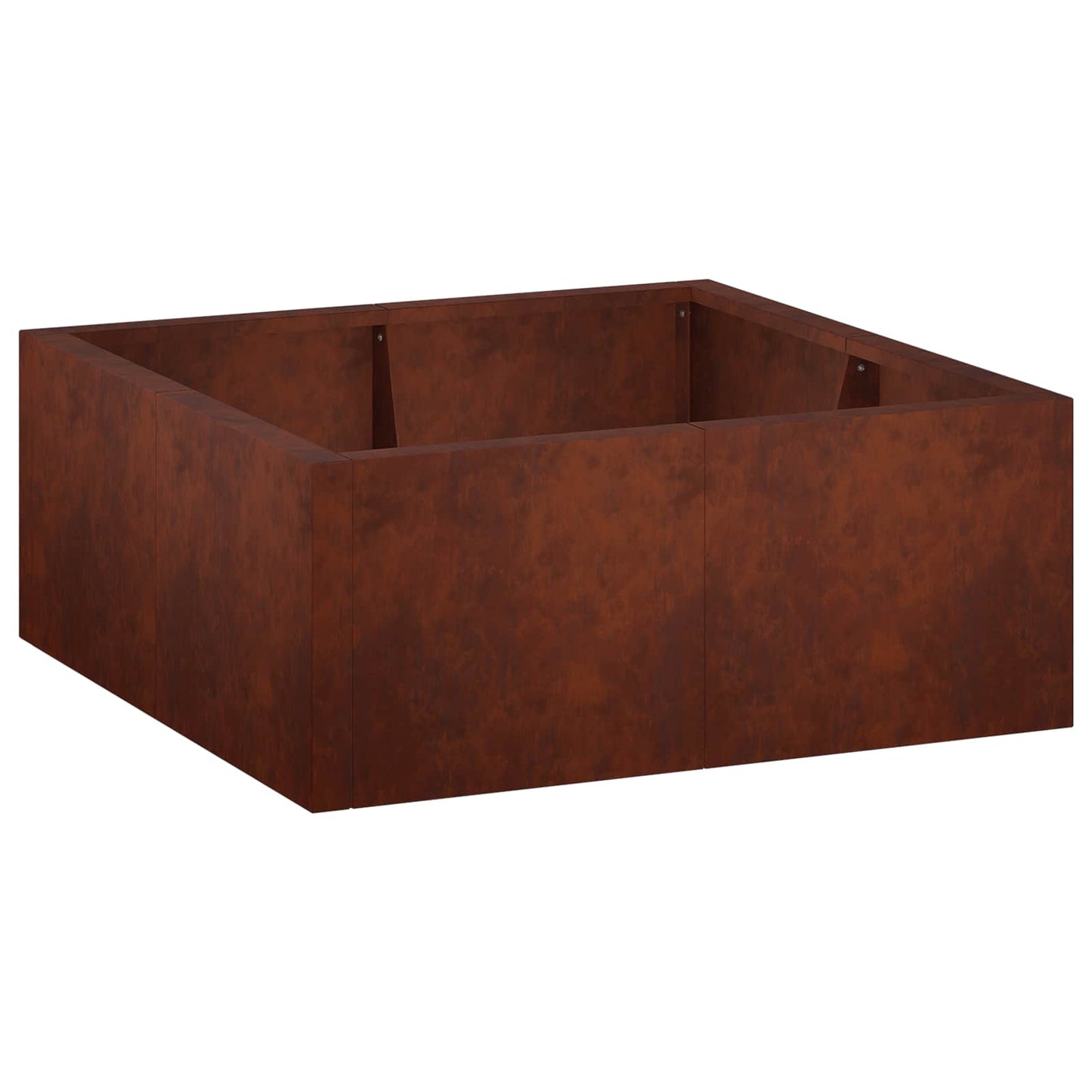 Retaining Wall 4 pcs 100 x 100 x 50 cm Weathering Steel Rusty