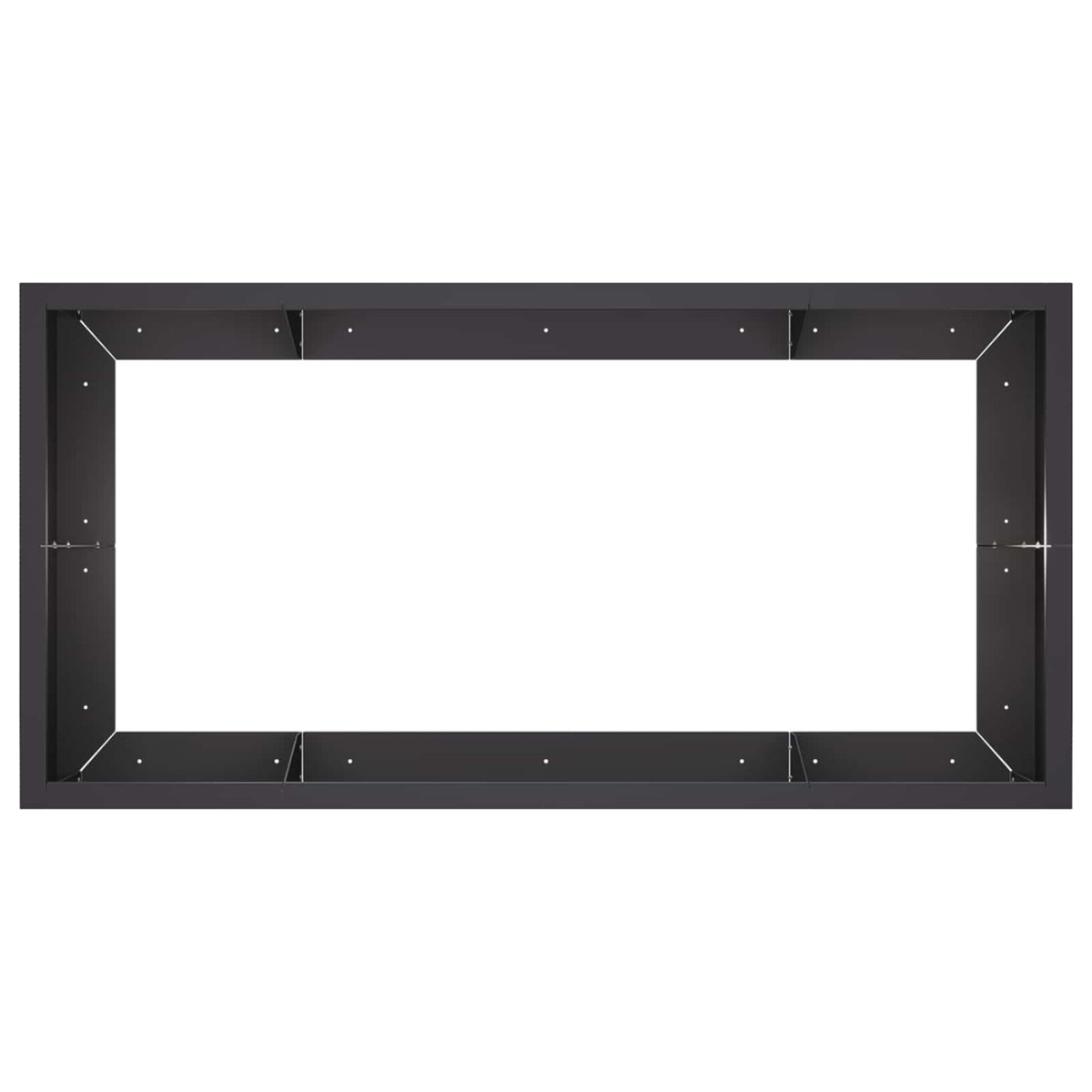 Retaining Wall 6 pcs 200 x 100 x 30 cm Steel Black