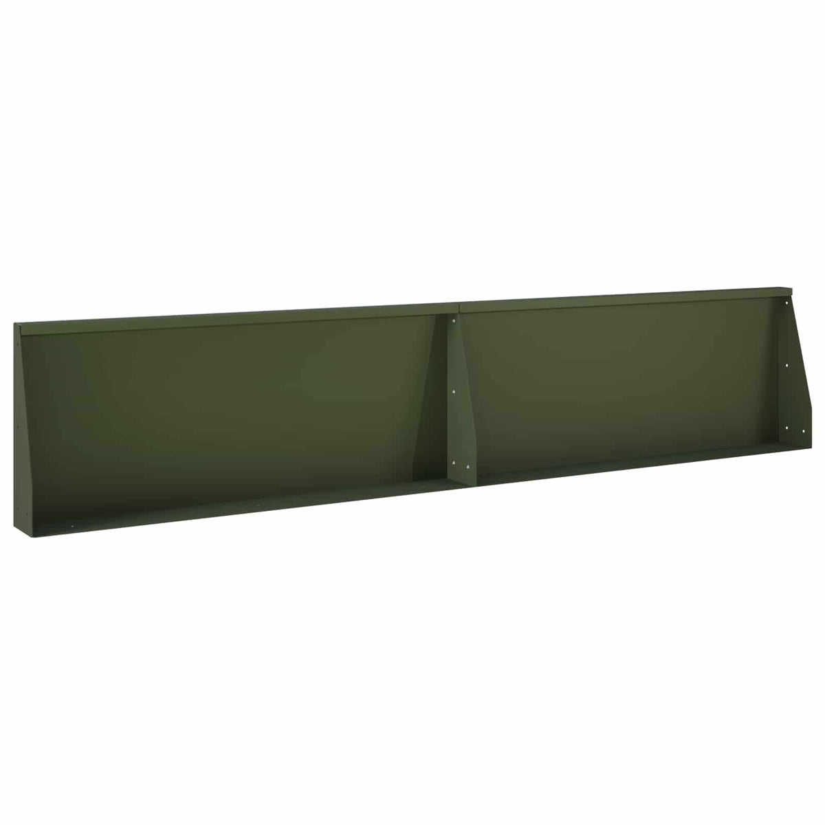 Retaining Wall 6 pcs 200 x 100 x 30 cm Steel Olive Green