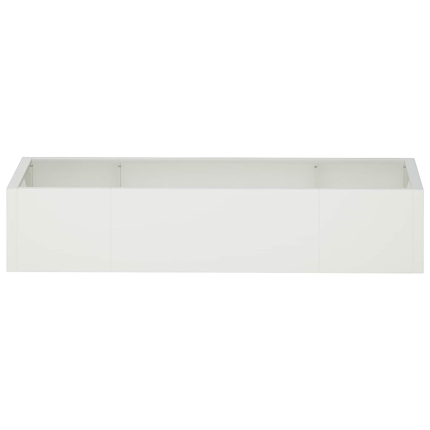 Retaining Wall 6 pcs 200 x 100 x 40 cm Steel White