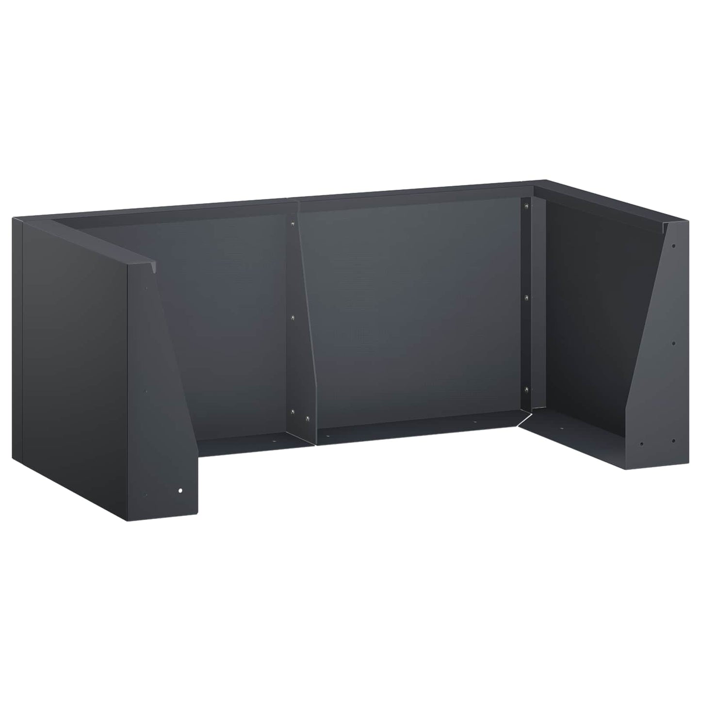 Retaining Wall 6 pcs 200 x 100 x 40 cm Steel Anthracite