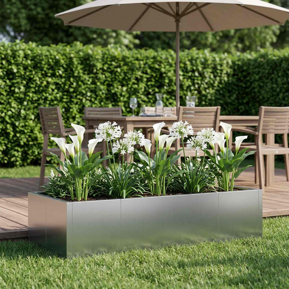 Retaining Wall 6 pcs 200 x 100 x 40 cm Galvanised Steel Silver