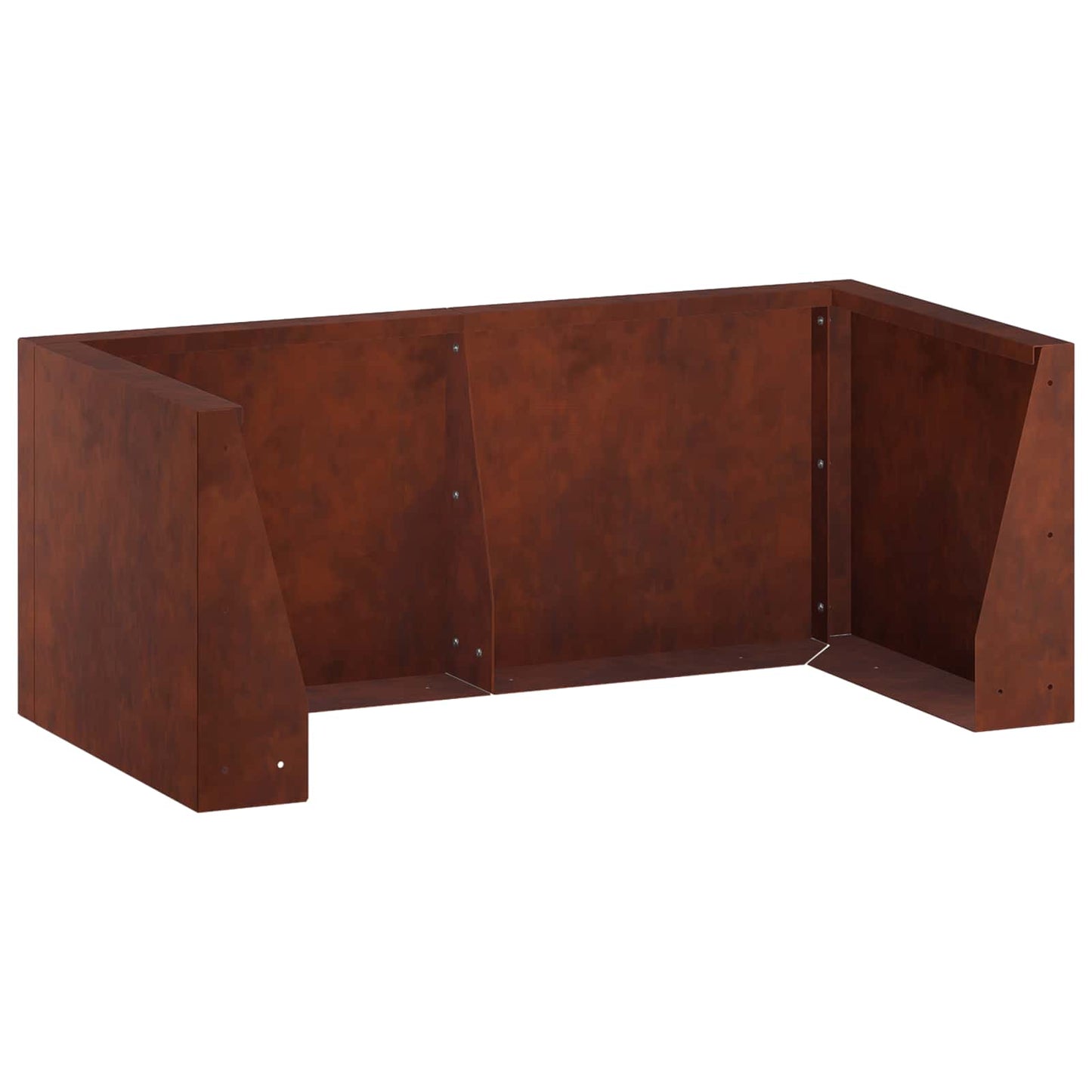Retaining Wall 6 pcs 200 x 100 x 40 cm Weathering Steel Rusty