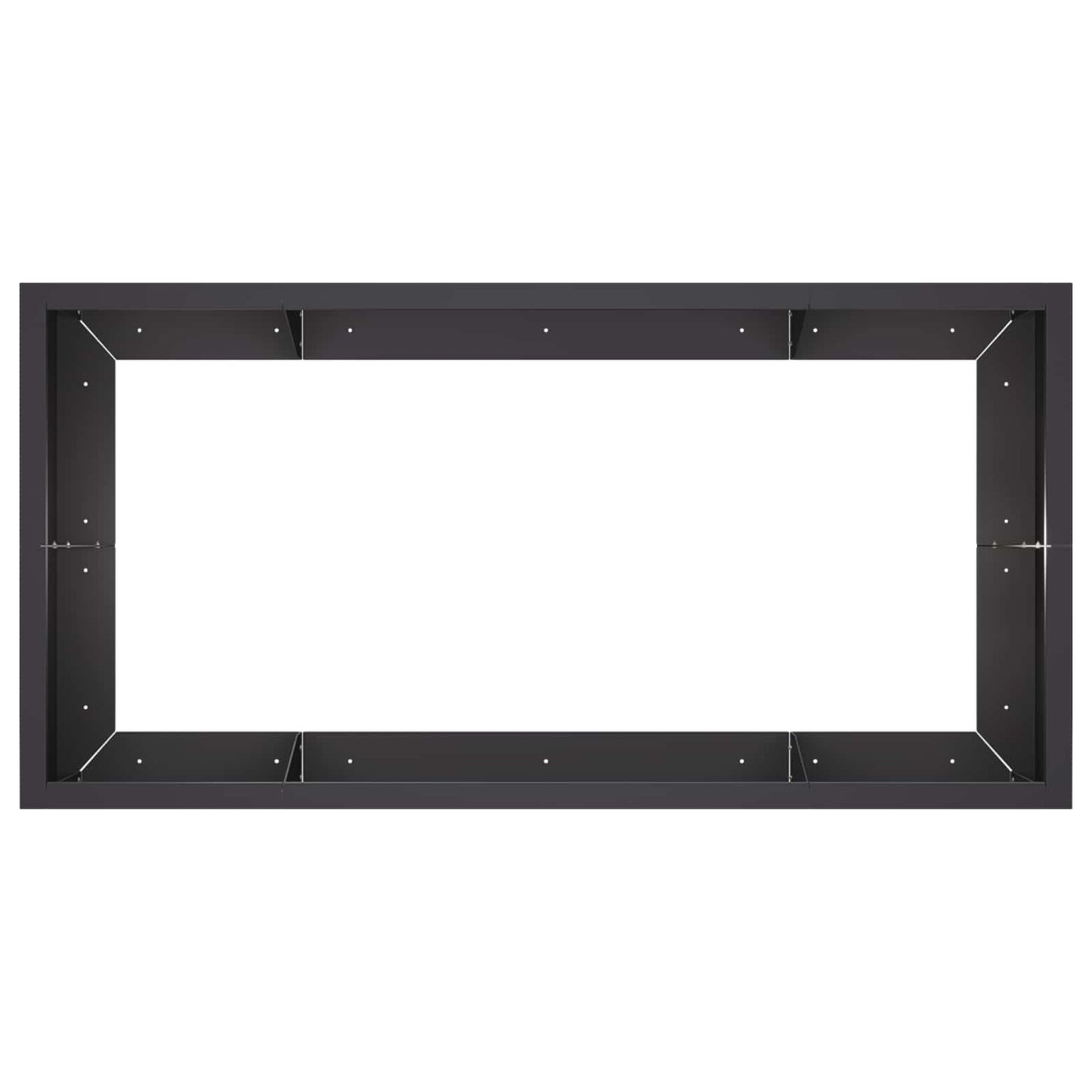 Retaining Wall 6 pcs 200 x 100 x 50 cm Steel Black