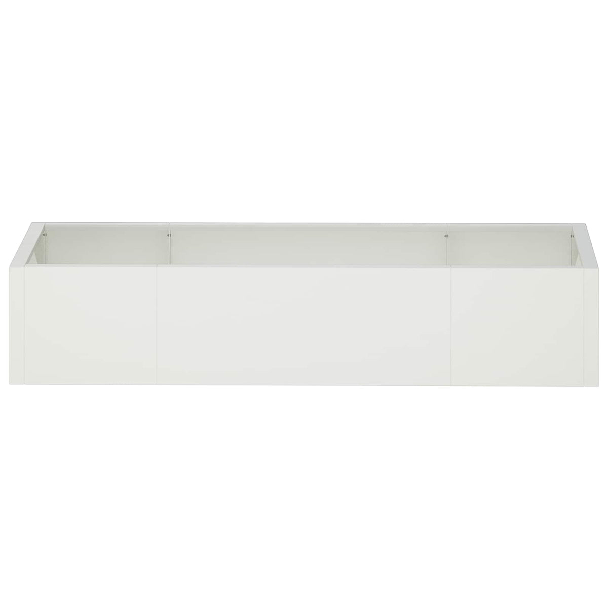 Retaining Wall 6 pcs 200 x 100 x 50 cm Steel White