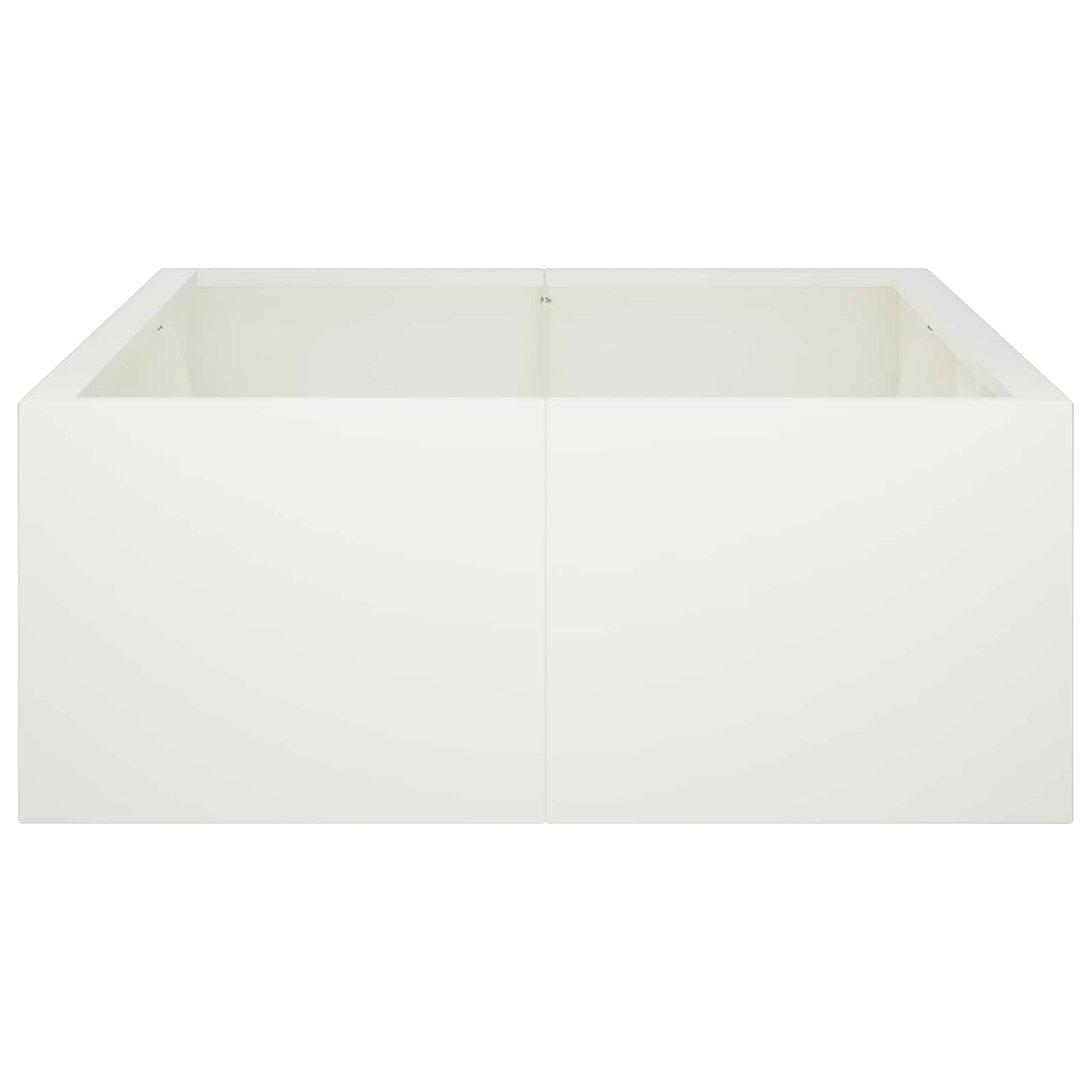 Retaining Wall 6 pcs 200 x 100 x 50 cm Steel White
