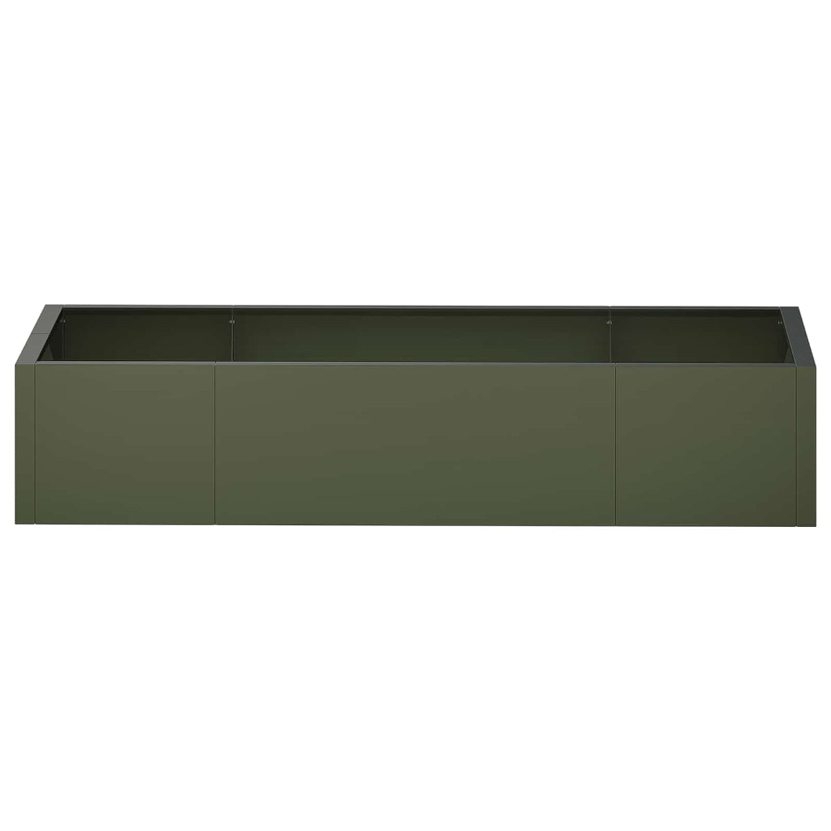 Retaining Wall 6 pcs 200 x 100 x 50 cm Steel Olive Green