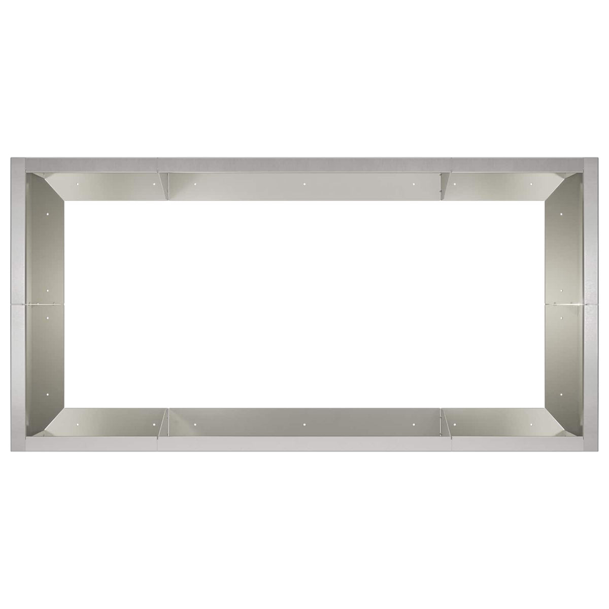 Retaining Wall 6 pcs 200 x 100 x 50 cm Stainless Steel Silver