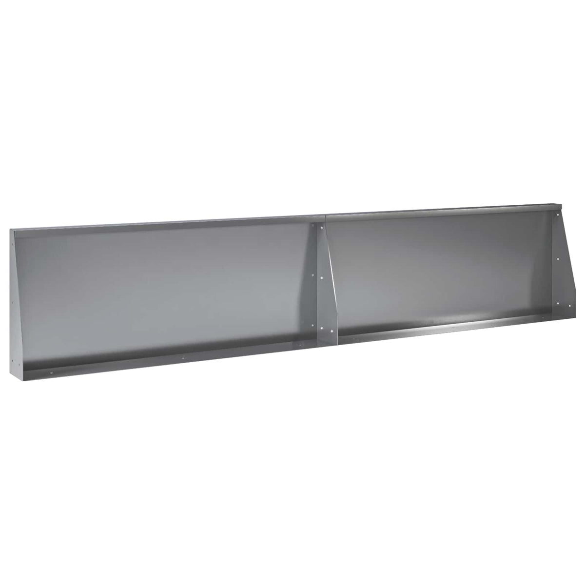 Retaining Wall 6 pcs 200 x 100 x 50 cm Galvanised Steel Silver