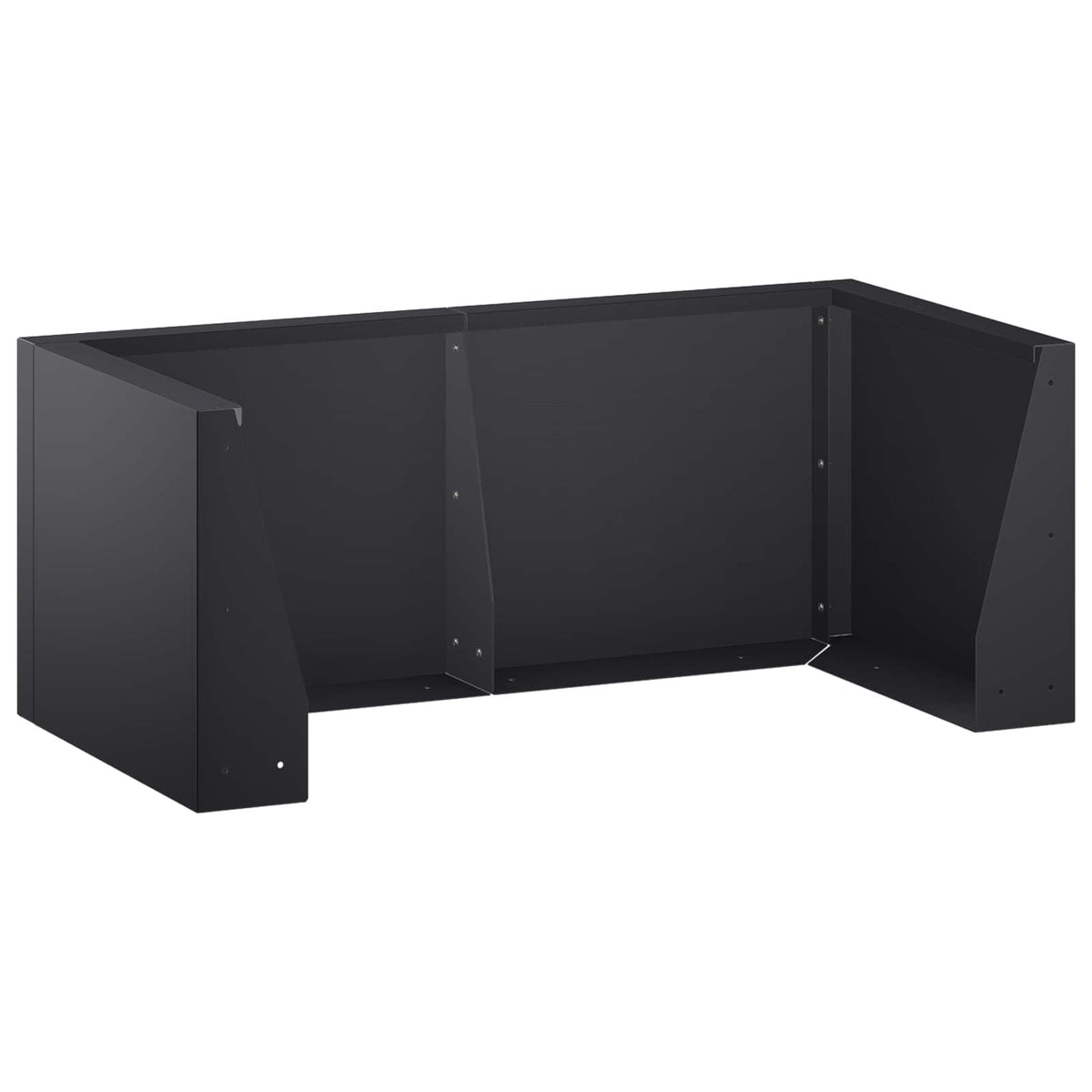Retaining Wall 8 pcs 300 x 100 x 30 cm Steel Black