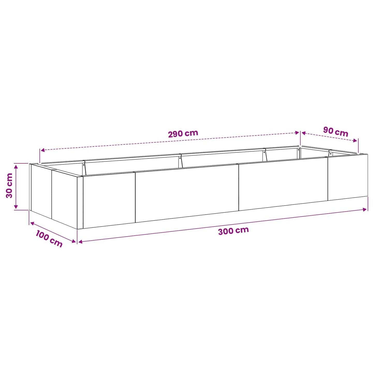 Retaining Wall 8 pcs 300 x 100 x 30 cm Steel Olive Green