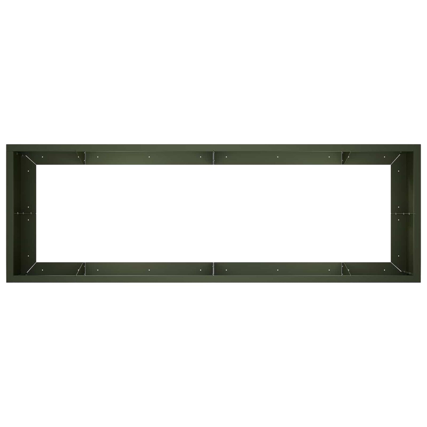 Retaining Wall 8 pcs 300 x 100 x 30 cm Steel Olive Green