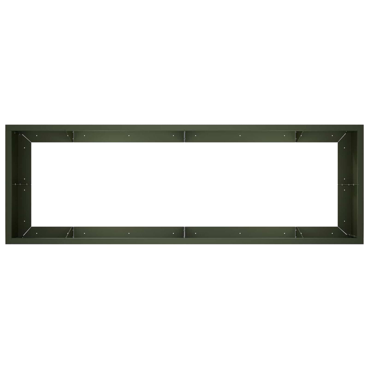 Retaining Wall 8 pcs 300 x 100 x 40 cm Steel Olive Green
