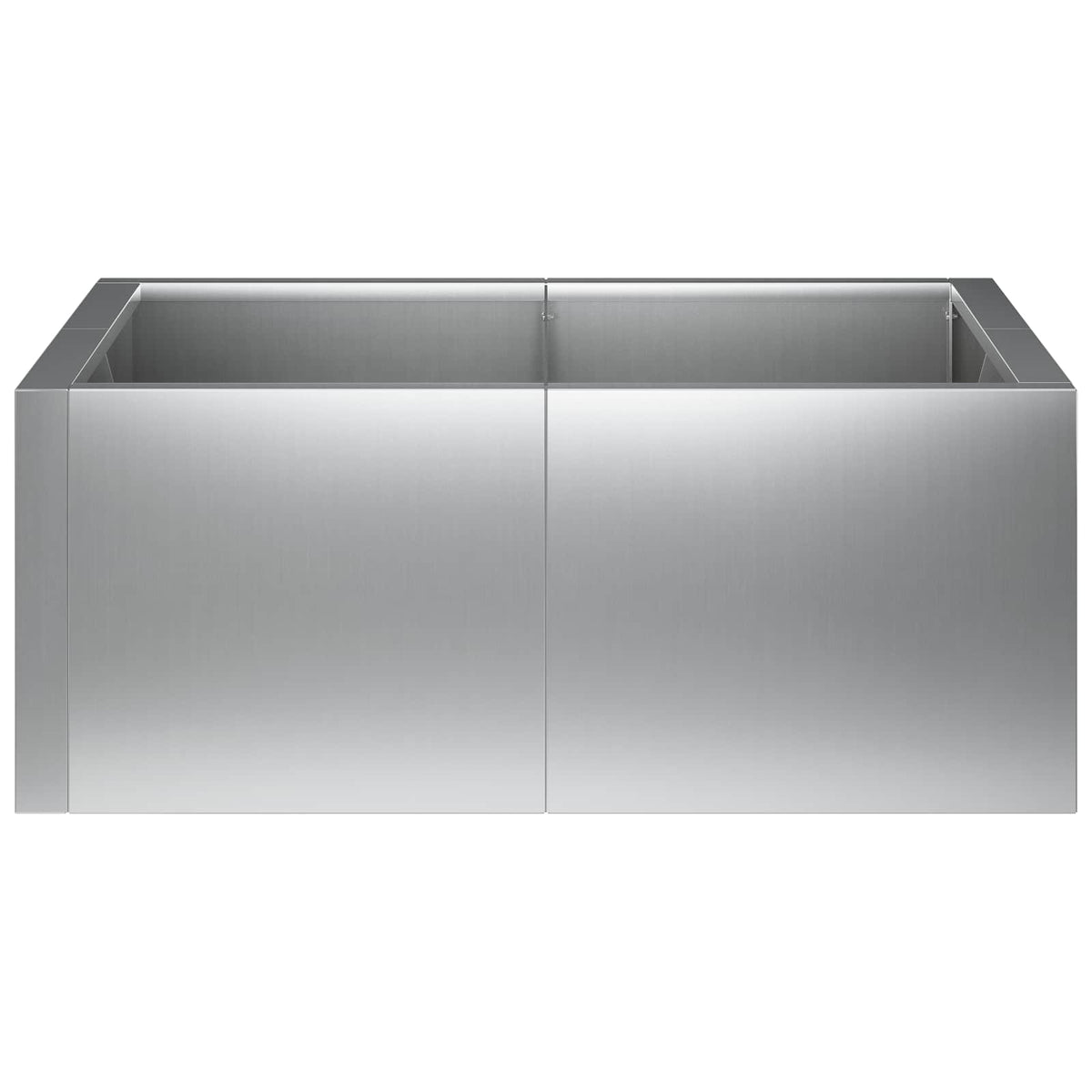 Retaining Wall 8 pcs 300 x 100 x 40 cm Galvanised Steel Silver