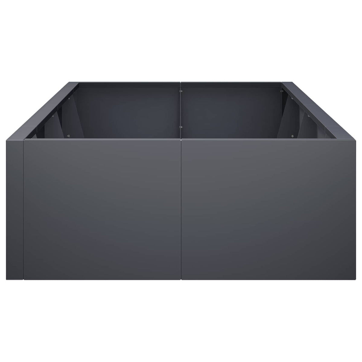 Retaining Wall 8 pcs 300 x 100 x 50 cm Steel Anthracite