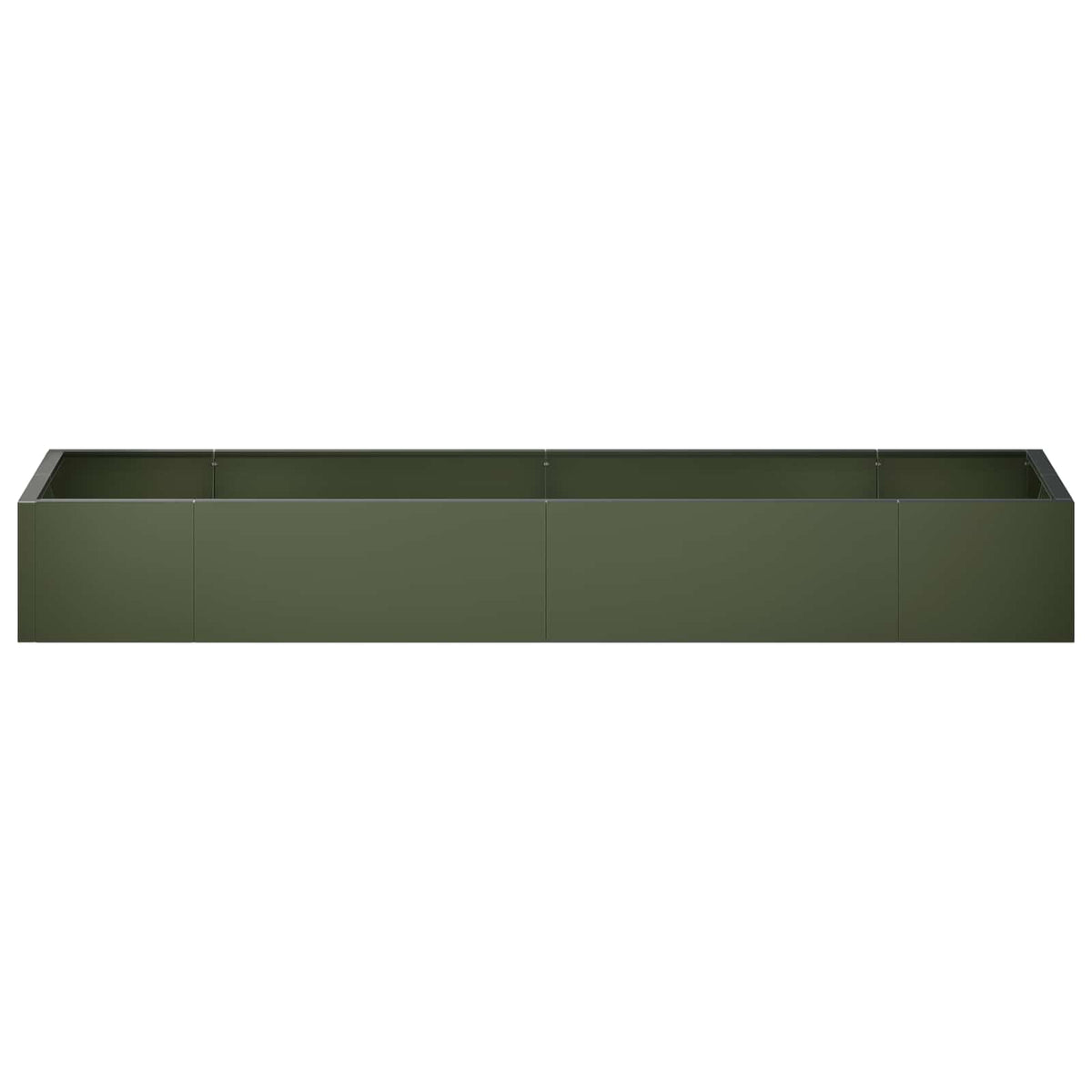 Retaining Wall 8 pcs 300 x 100 x 50 cm Steel Olive Green