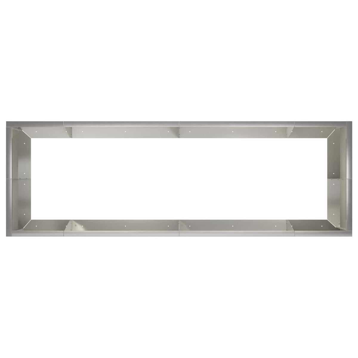 Retaining Wall 8 pcs 300 x 100 x 50 cm Stainless Steel Silver